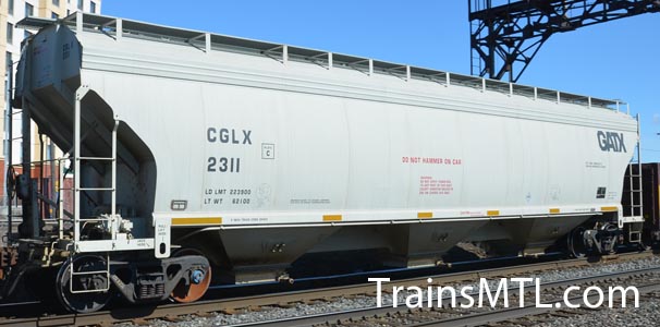 Car/wagon CGLX2311 right side / coté droit